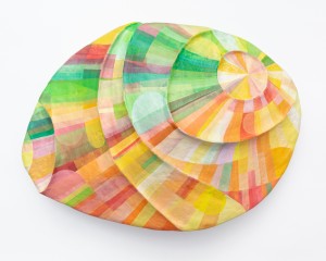 Painted papier mache sculpture